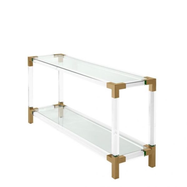 Harlow Lucite Acrylic Console Side Board Table - CUSTOMISE