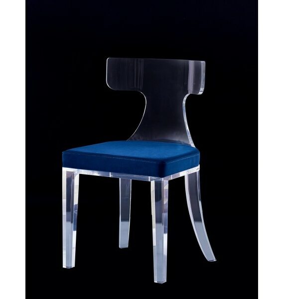 Cambridge Lucite Acrylic T-type Backrest Dining Chair - CUSTOMISE