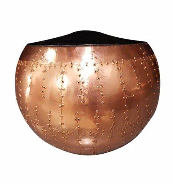 Belle X-1 Copper Aviator Cocoon Stool