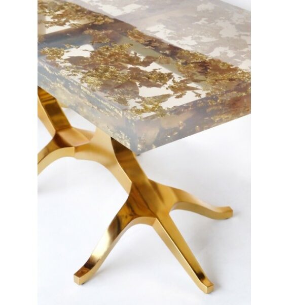 Billionaire Coffee Table 24ct Gold Leaf