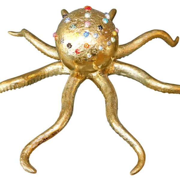 Sfixo Octopus Sculpture - Crystal embellished
