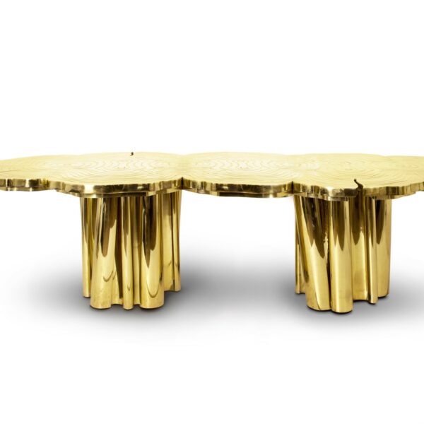 Fortuna Gold Dining Table - 8 Seats