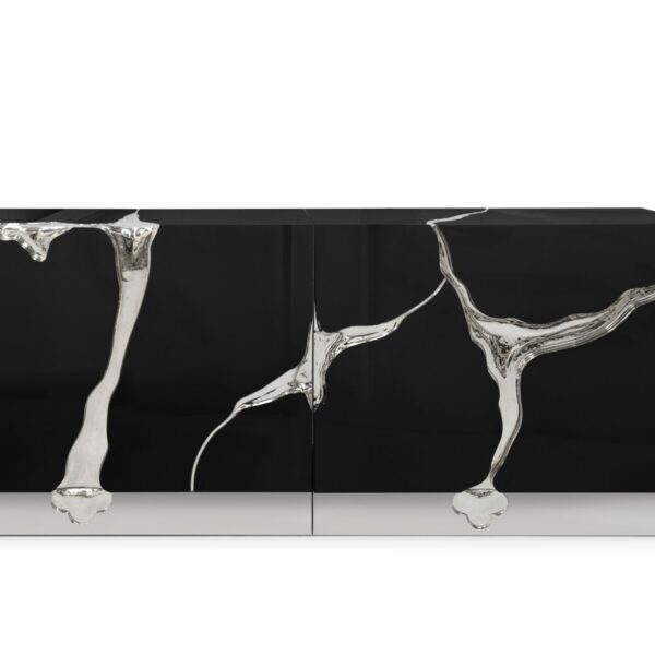 Lapiaz Black Silver Sideboard