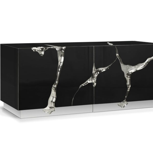 Lapiaz Black Silver Sideboard