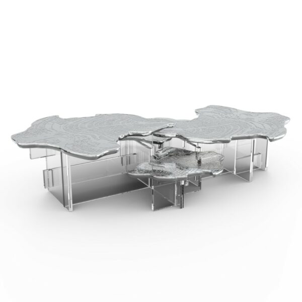 Monet Stainless Steel Center Table