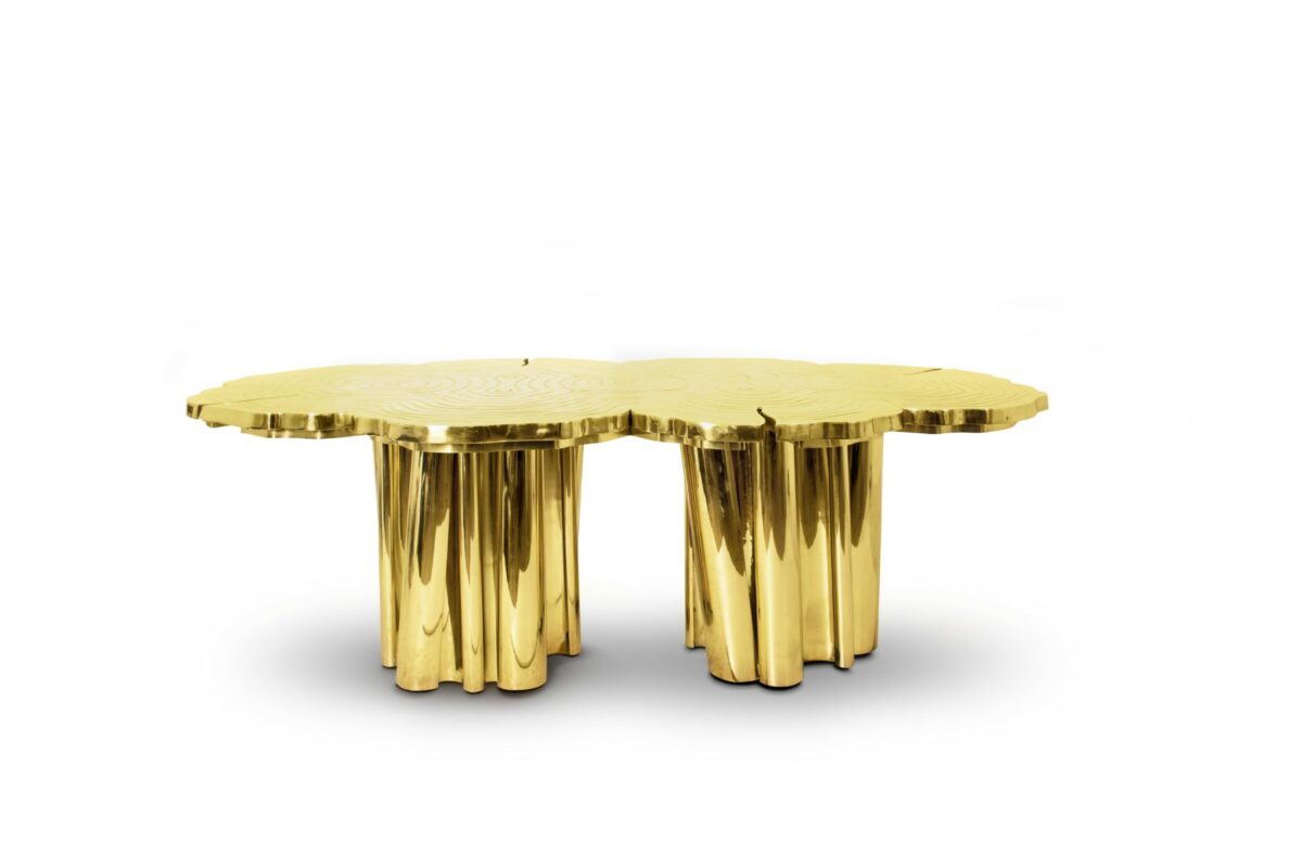 Fortuna Gold Dining Table - 14 Seats