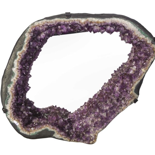 Natural Amethyst Point Mirror Extra Large