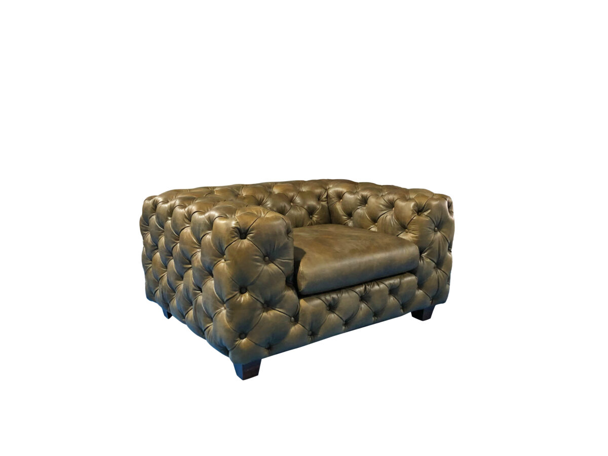 Adare Leather Chesterfield Club Armchair