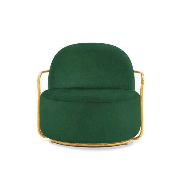 Orion Lounge Chair Verde Oro