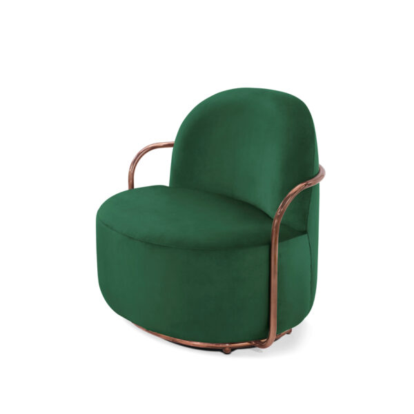 Orion Lounge Chair Verde Rose