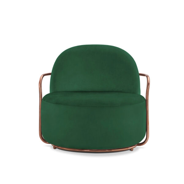 Orion Lounge Chair Verde Rose