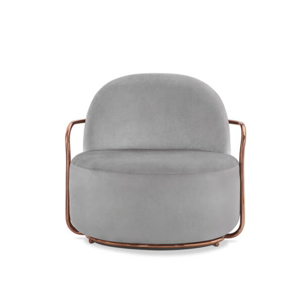 Orion Lounge Chair Blanche Rose