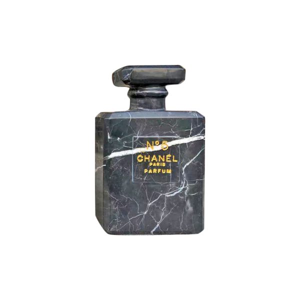 Black Marble Chanel No5 Perfume Sculpture