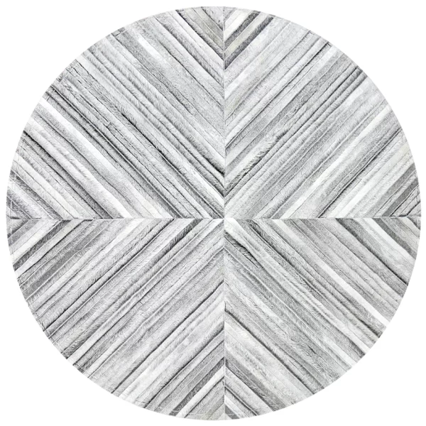 LA QUINTA RUG - NATURAL GREY CIRCULO