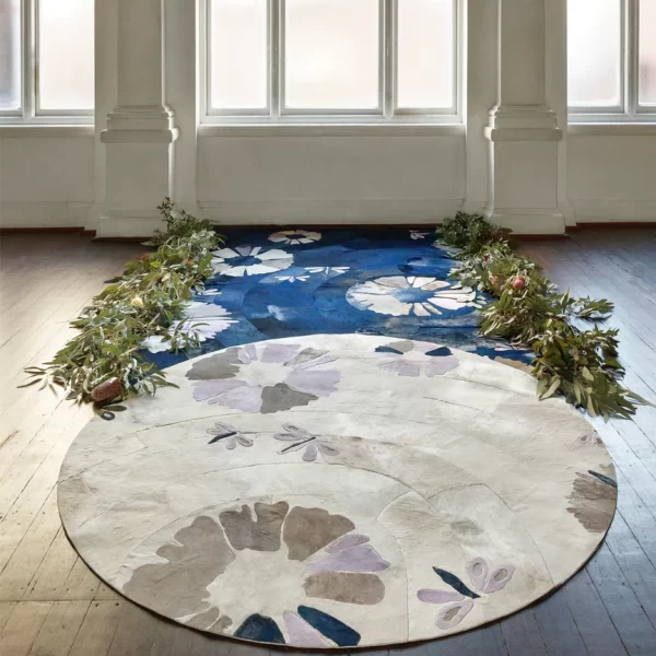 Shibori Round Rug