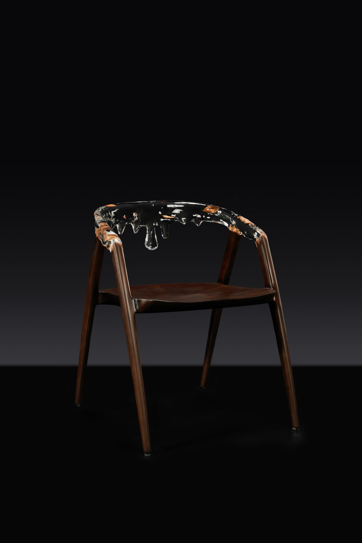 Dripping Chair (With Solid Wood)