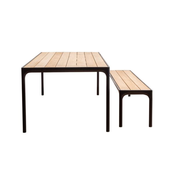 Tyson Dining Table + Tyson Bench - Black