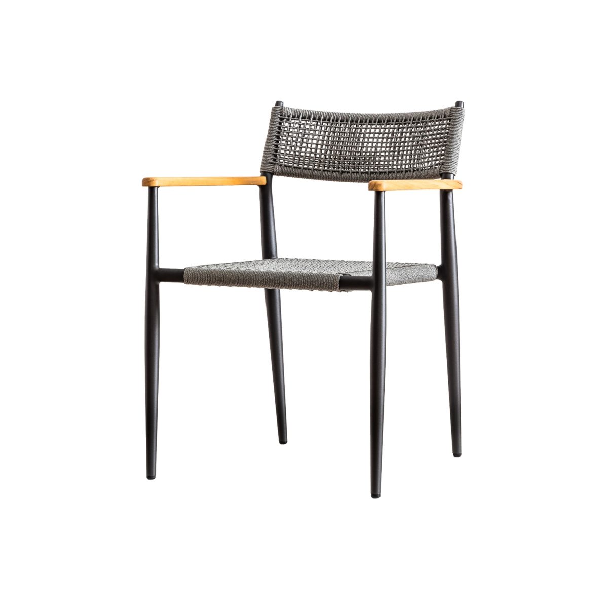 Marco Dining Table + Calli Armchair - Blk